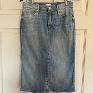 Mother Swooner Straight A Skirt